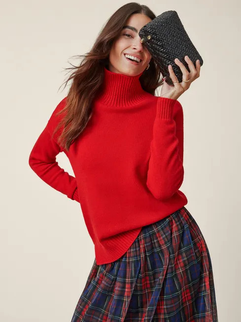 Clara Cashmere Turtleneck | J.McLaughlin