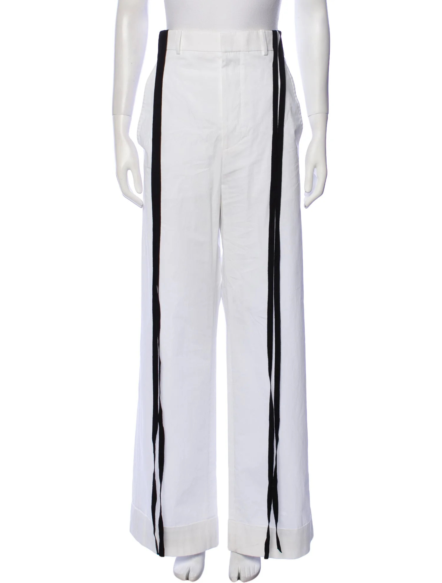 Striped Wide Leg Pants | The RealReal