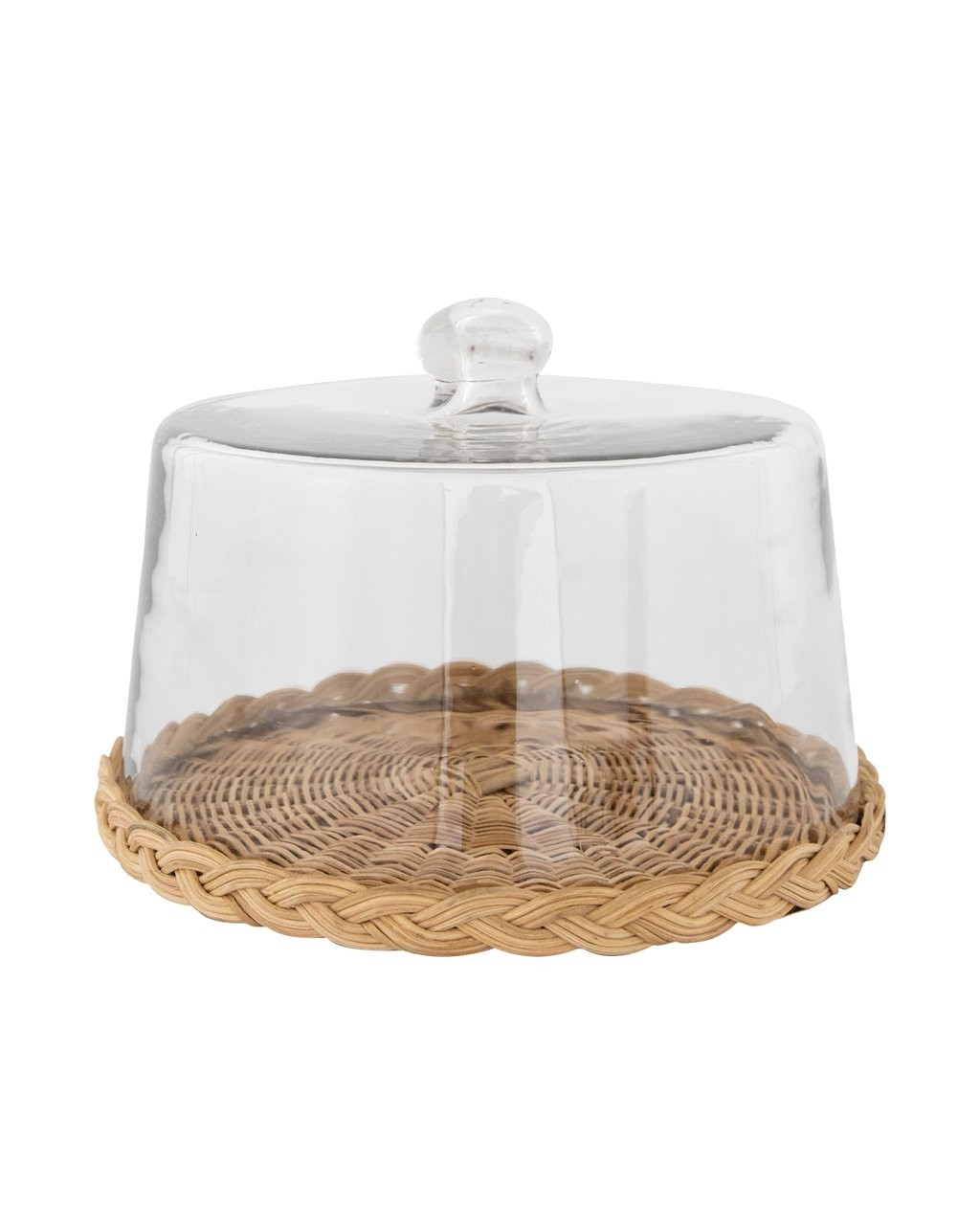 Woven Cane Pastry Cloche | McGee & Co.