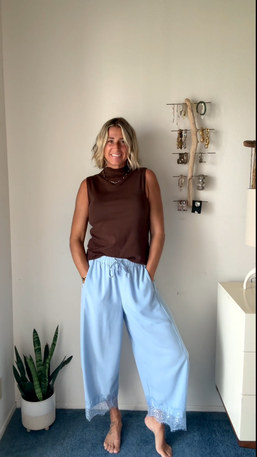 Here are a few new lace pieces that I discovered this week including these Amazon pants that are giving ANTHRO vibes! ✨🛍️

#LTKgrwm #LTKOver40 #LTKootd