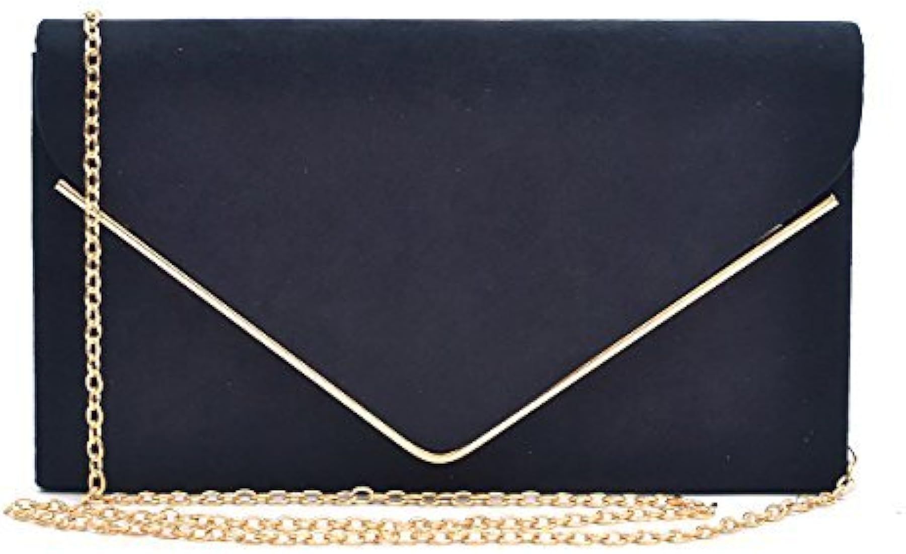 Dasein Women Faux Suede Evening Clutch Bags Formal Party Clutches Wedding Purses Cocktail Prom Clutc | Amazon (US)