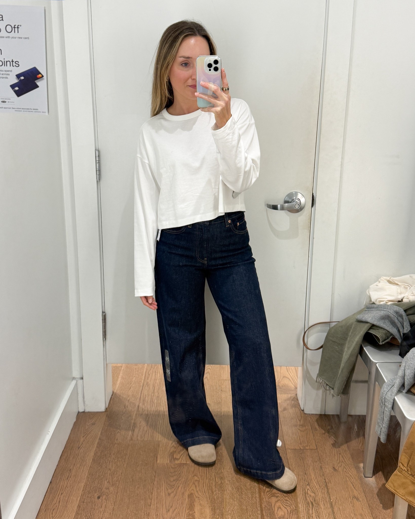 Love this heavyweight crop tee. Grab it today for 40% off plus use code YOURS and get another 20%. Wearing size small. 