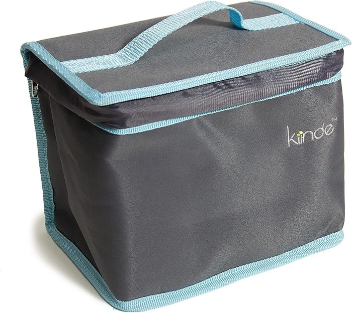 Kiinde Twist Breast Milk Storage Bag and Ice Pack Kit for Breastfeeding Moms - Gray | Amazon (US)