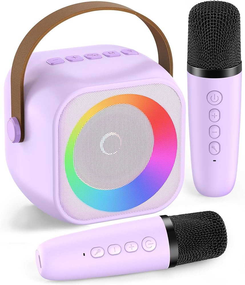 Karaoke Machine for Kids Adults, Karaoke Toys Gifts for Girls Boys, Portable Bluetooth Speaker wi... | Amazon (US)