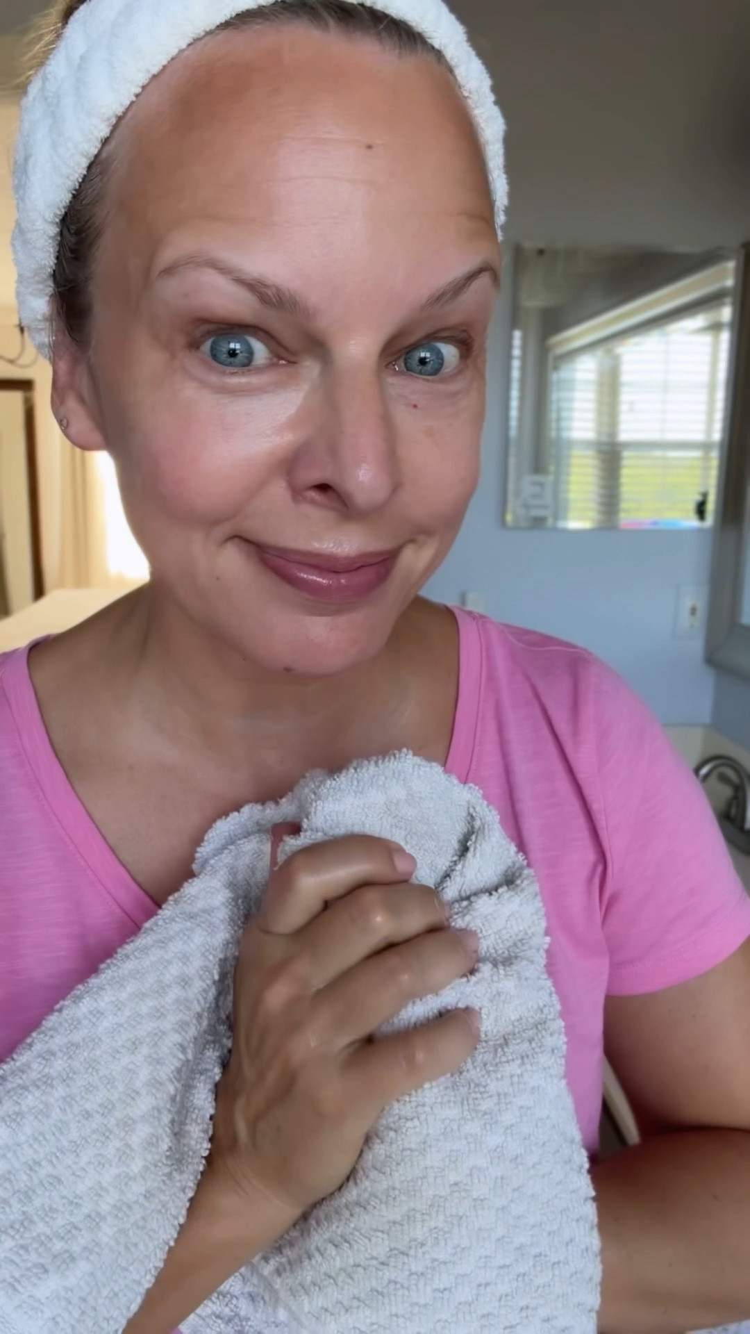 I’ve been trying out a new clean beauty cleanser from Good Jane’s (Face the Morning) and it’s wonderful. It’s formulated with vegan stem cells to support overall skin health and aloe vera to help calm and soothe skin. It leaves my skin, feeling refreshed and hydrated, ready to take on the day.

Oh! The collagen sleep butter is sold out on the GoodJanes website, but you can find it at your local Sprouts grocery store!

#LTKOver40 #LTKselfcare #LTKmorningroutine