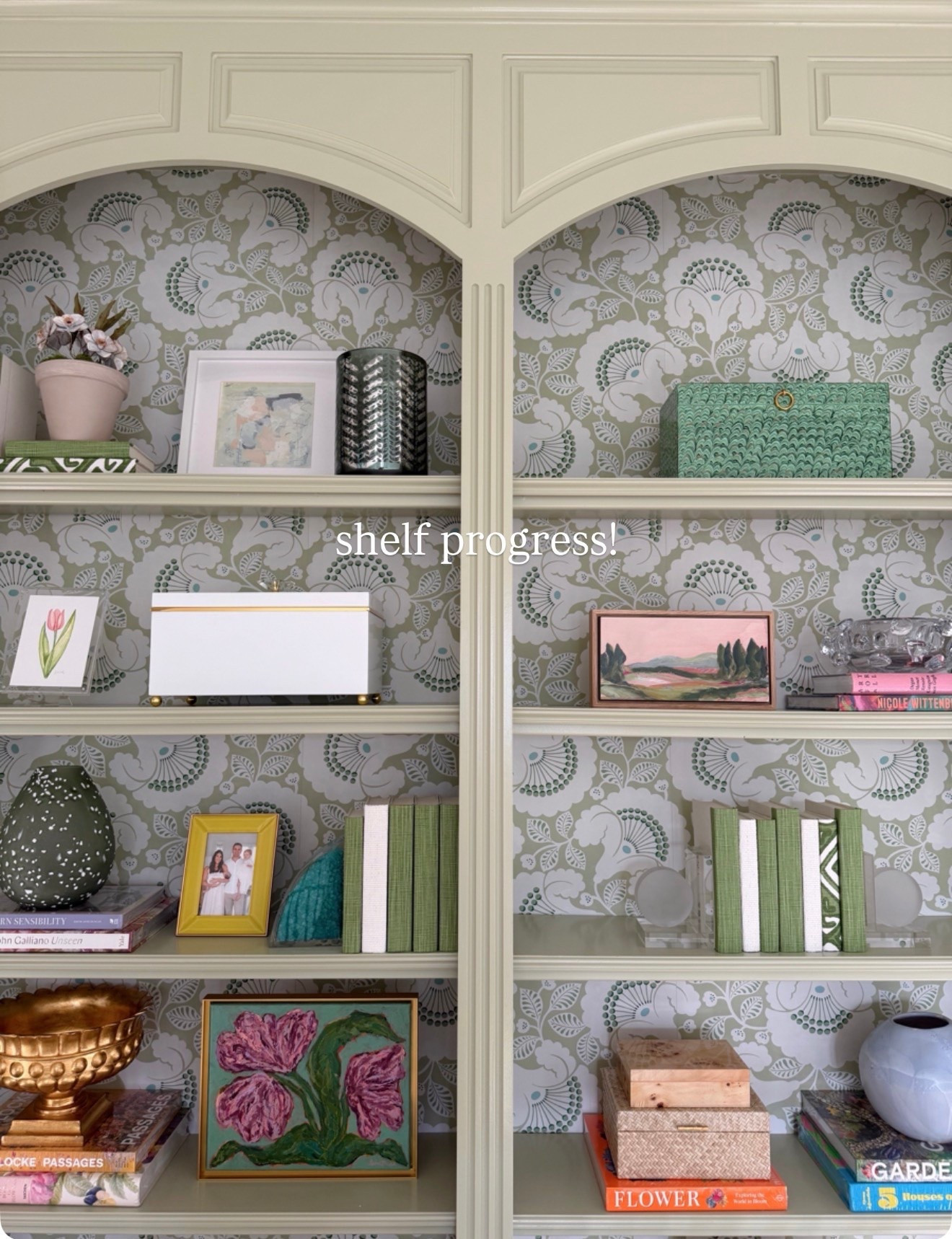 Decorating hallways shelves! 

 #LTKmomlife #LTKHome