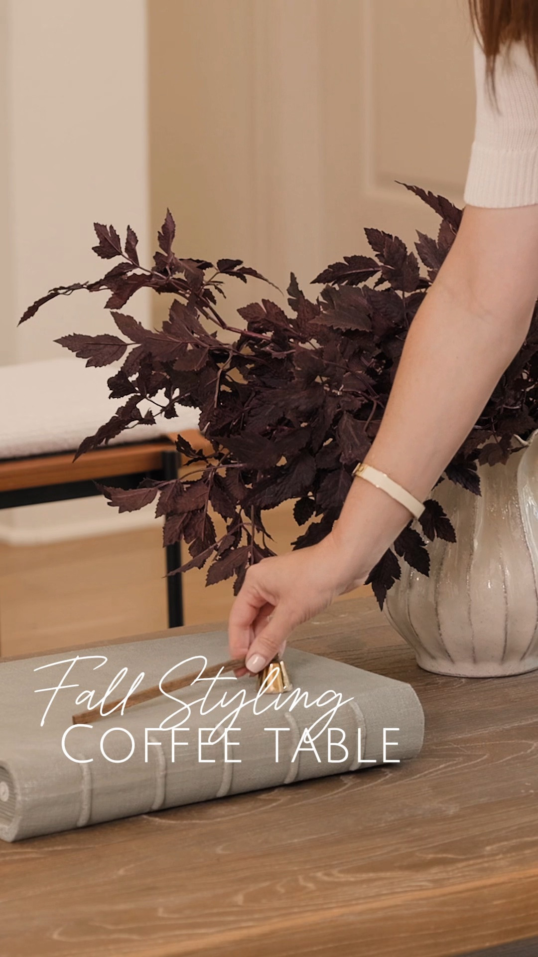 FALL Coffee Table styling- simple finds that look designer!

Coffee table
RH look
Fall decor
Home decor

#LTKSeasonal #LTKHome