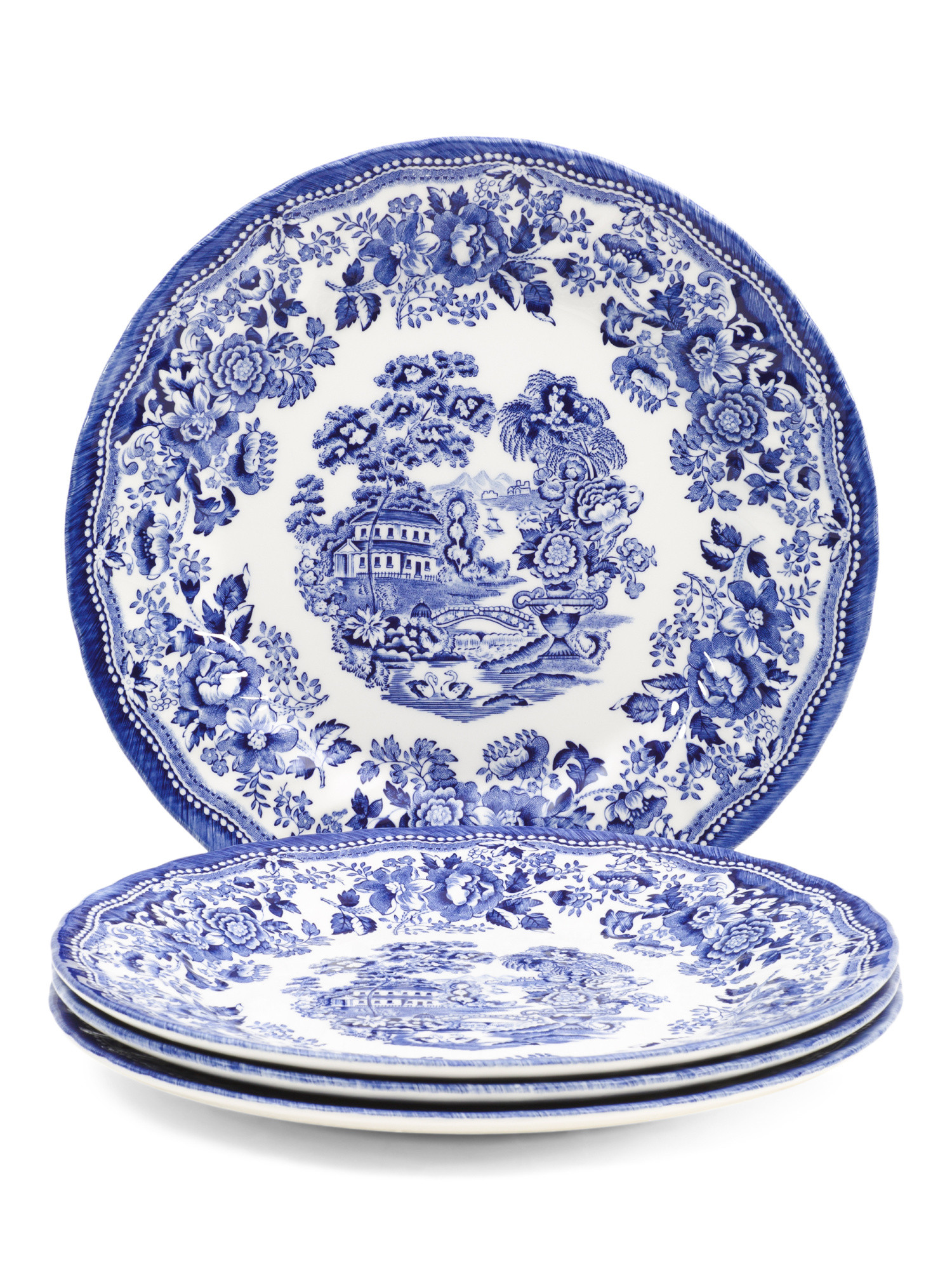 Made In England 4pk Tonquin Dinner Plates | Marshalls