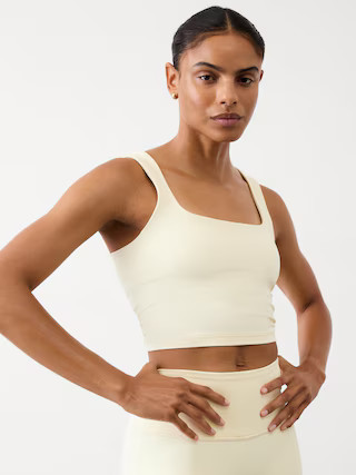 Transcend Square Neck Crop Bra A-C | Athleta