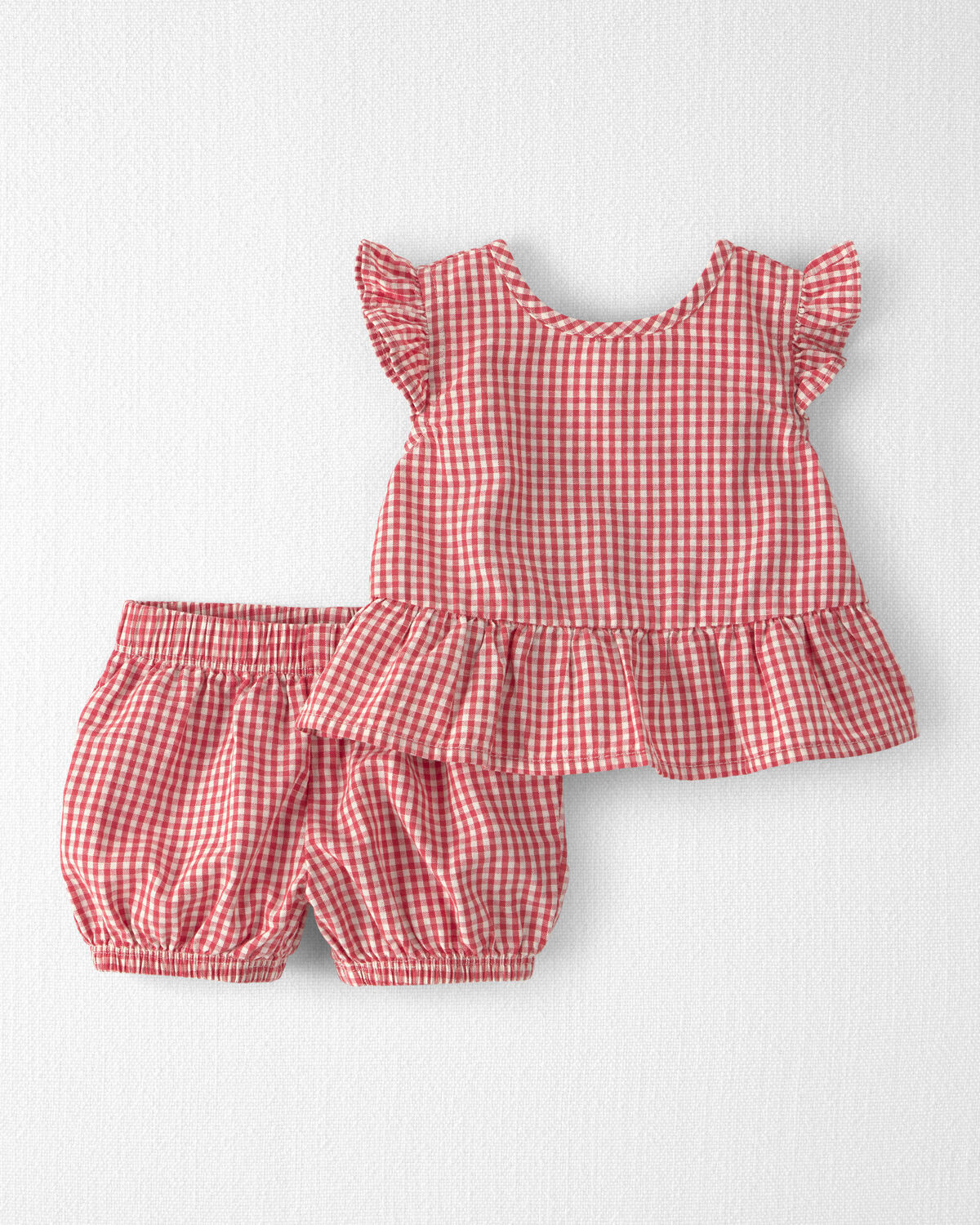 Baby Girl 2-Piece Top & Short Set Made with Organic Cotton | Carter's Inc