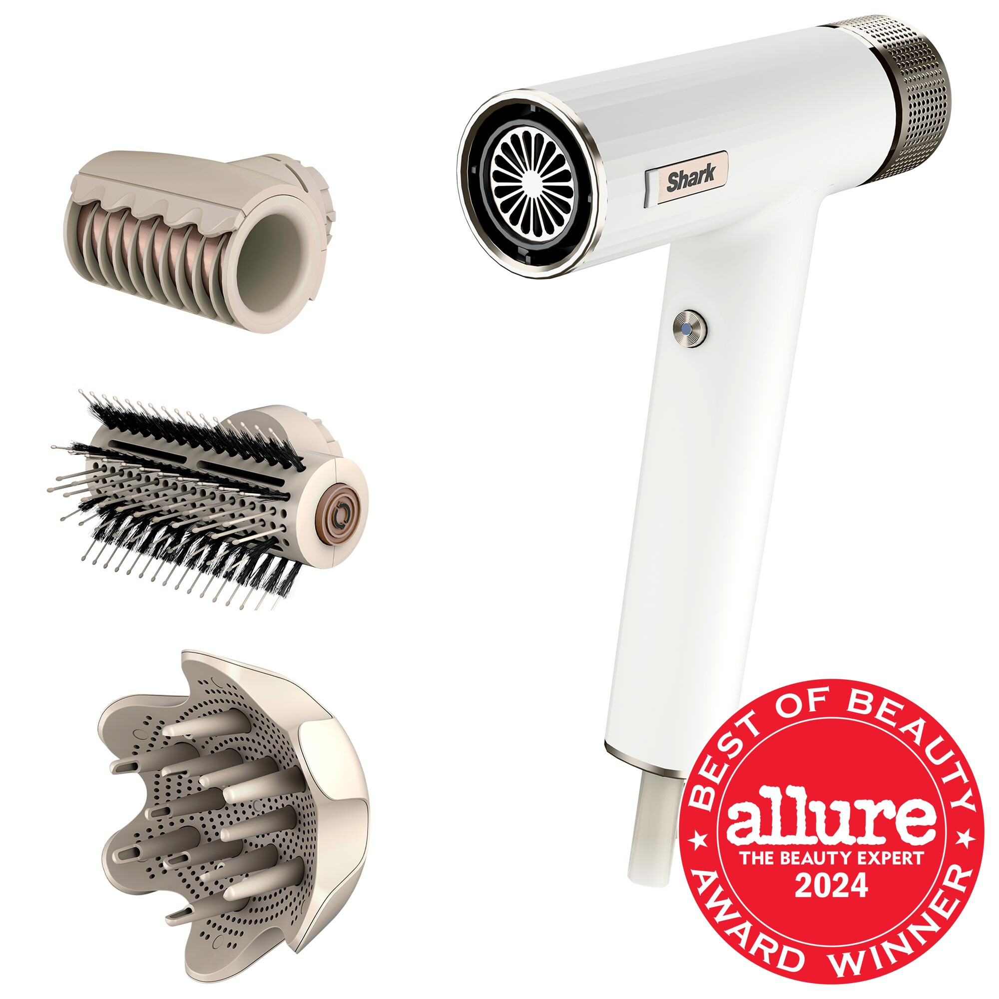 Shark Beauty SpeedStyle RapidGloss Finisher and High-Velocity Hair Dryer for Curly and Coily Hair | Sephora (US)