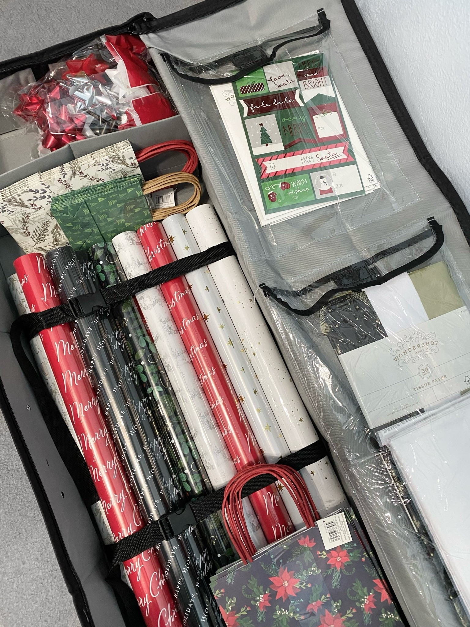 Get ahead of the holiday season and get organized with this gift wrapping organizer that’s part of the Amazon Prime Sale!!!

Has great reviews and comes in red/black, black/red, black/white and green/black!

#LTKSeasonal #LTKSaleAlert #LTKHome