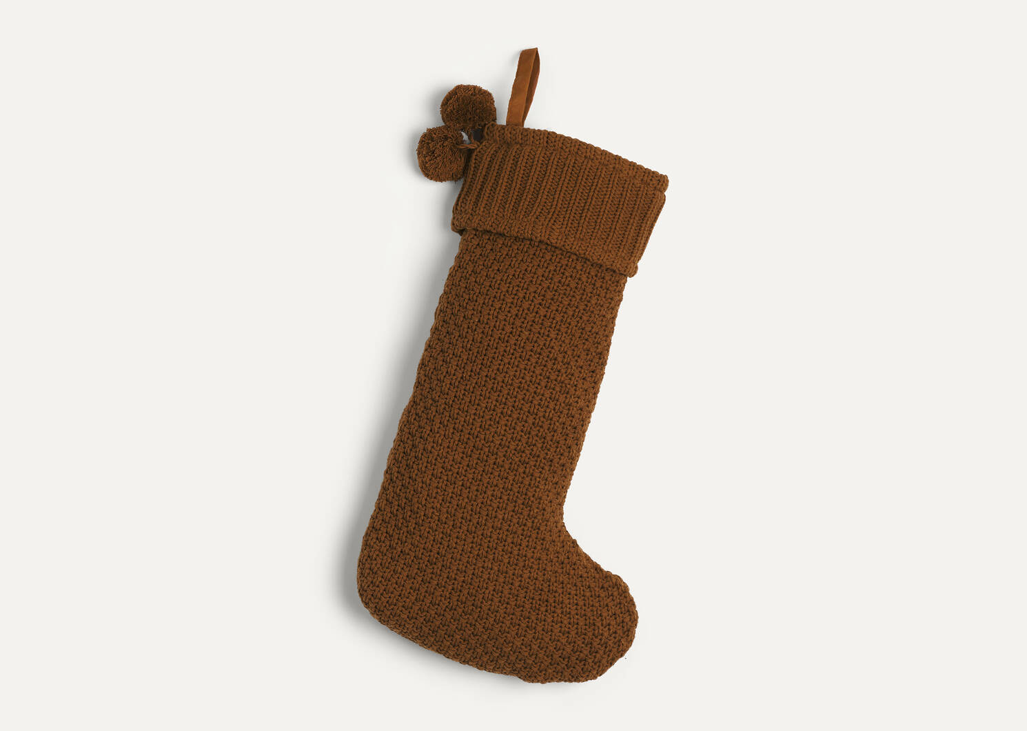 Bodie Knit Stocking Caramel | Urban Barn