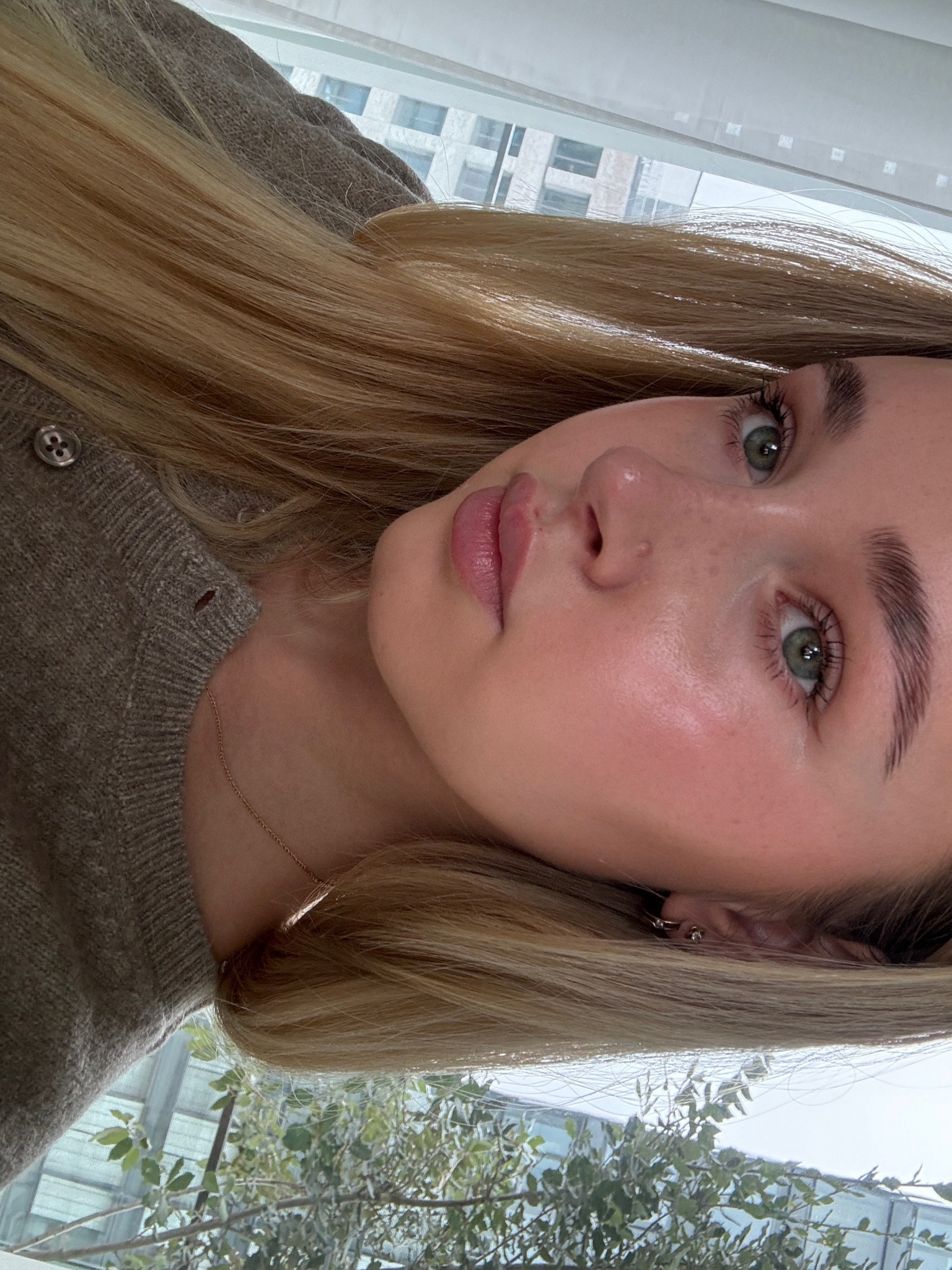 natural glowy „no makeup“  look 