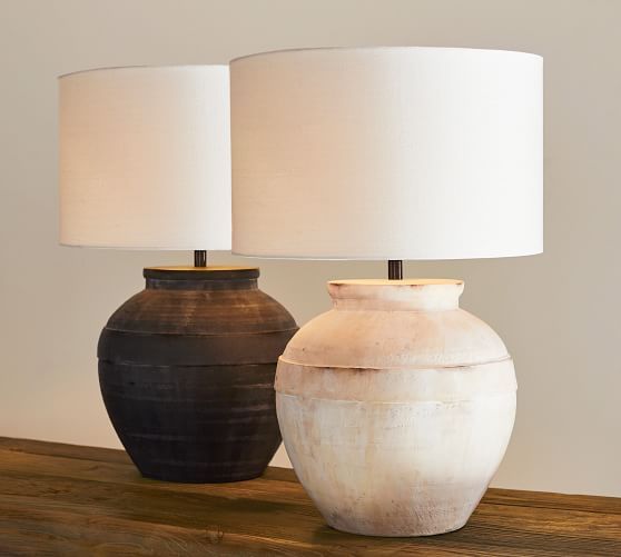 Faris Ceramic Table Lamp | Pottery Barn (US)