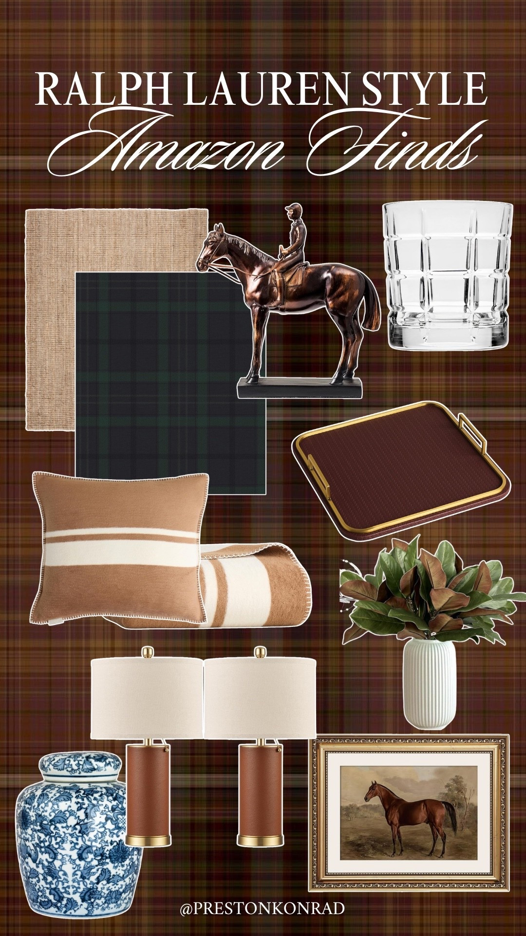 All things Ralph Lauren inspired from Amazon! 

#LTKFindsUnder100 #LTKSeasonal #LTKHome