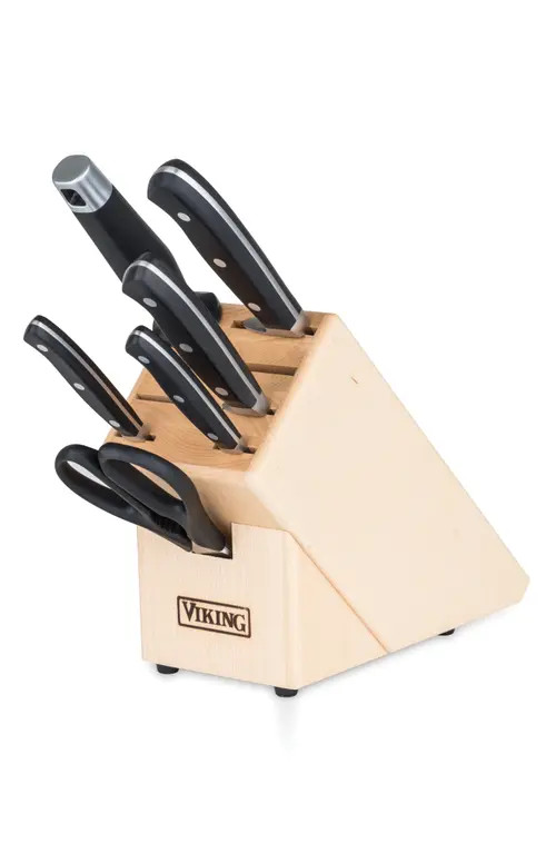 Viking Professional 7-Piece Knife Block Set in Stainless Steel at Nordstrom | Nordstrom