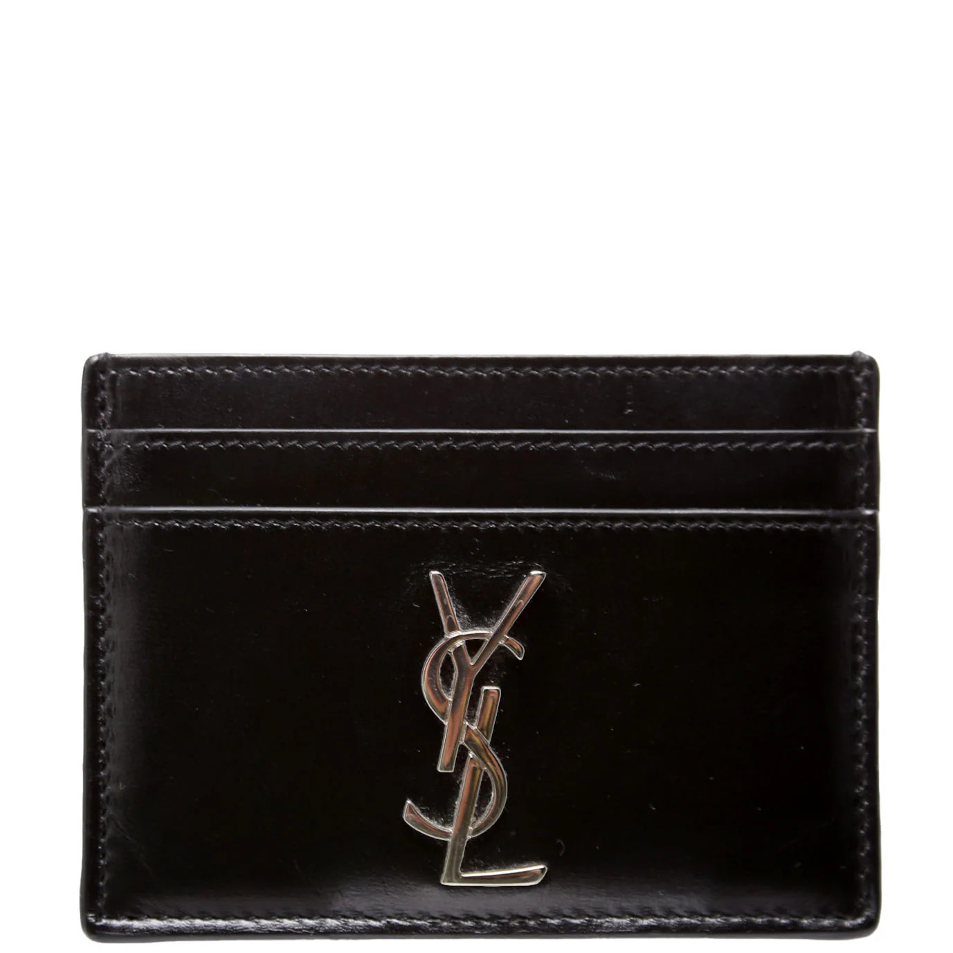 Smooth Leather Card Holder 485631 Black | Keeks Designer Handbags