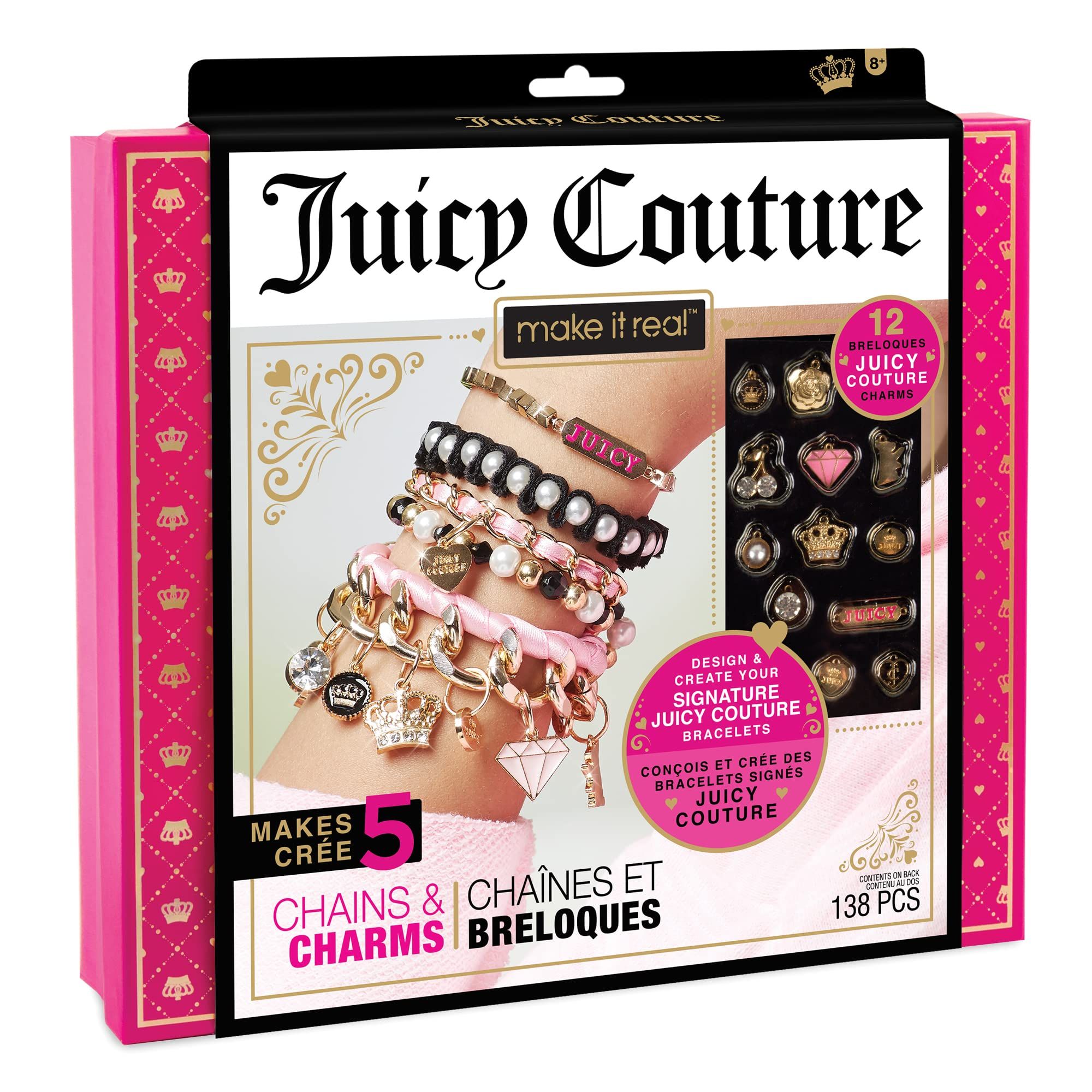 Make It Real – Juicy Couture Chains & Charms. DIY Charm Bracelet Making Kit for Girls. Design and Cr | Amazon (US)