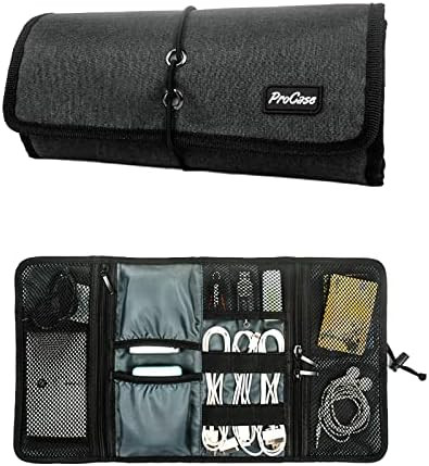 ProCase Accessories Bag Organizer, Universal Electronics Travel Gadgets Carrying Case Pouch for C... | Amazon (US)