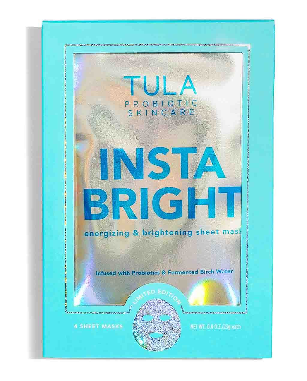 Insta Bright Energizing & Brightening Sheet Mask | TULA Skincare