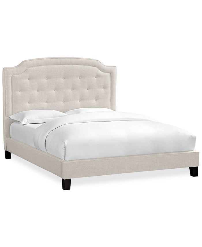Furniture Malinda Upholstered Queen Bed & Reviews - Furniture - Macy's | Macys (US)