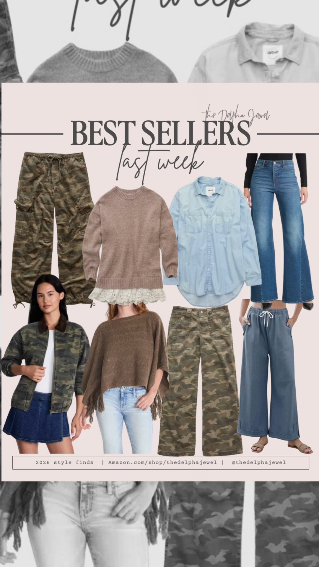 Your favorites last week 🙌🏻🤎

@American Eagle Outfitters corduroy camo pants 30% off / $55.96
@Aerie denim shirt 30% off / $41.96
@American Eagle Outfitters wide leg camo pants 30% off / $55.96

#LTKSaleAlert #LTKOver40 #LTKMidsize