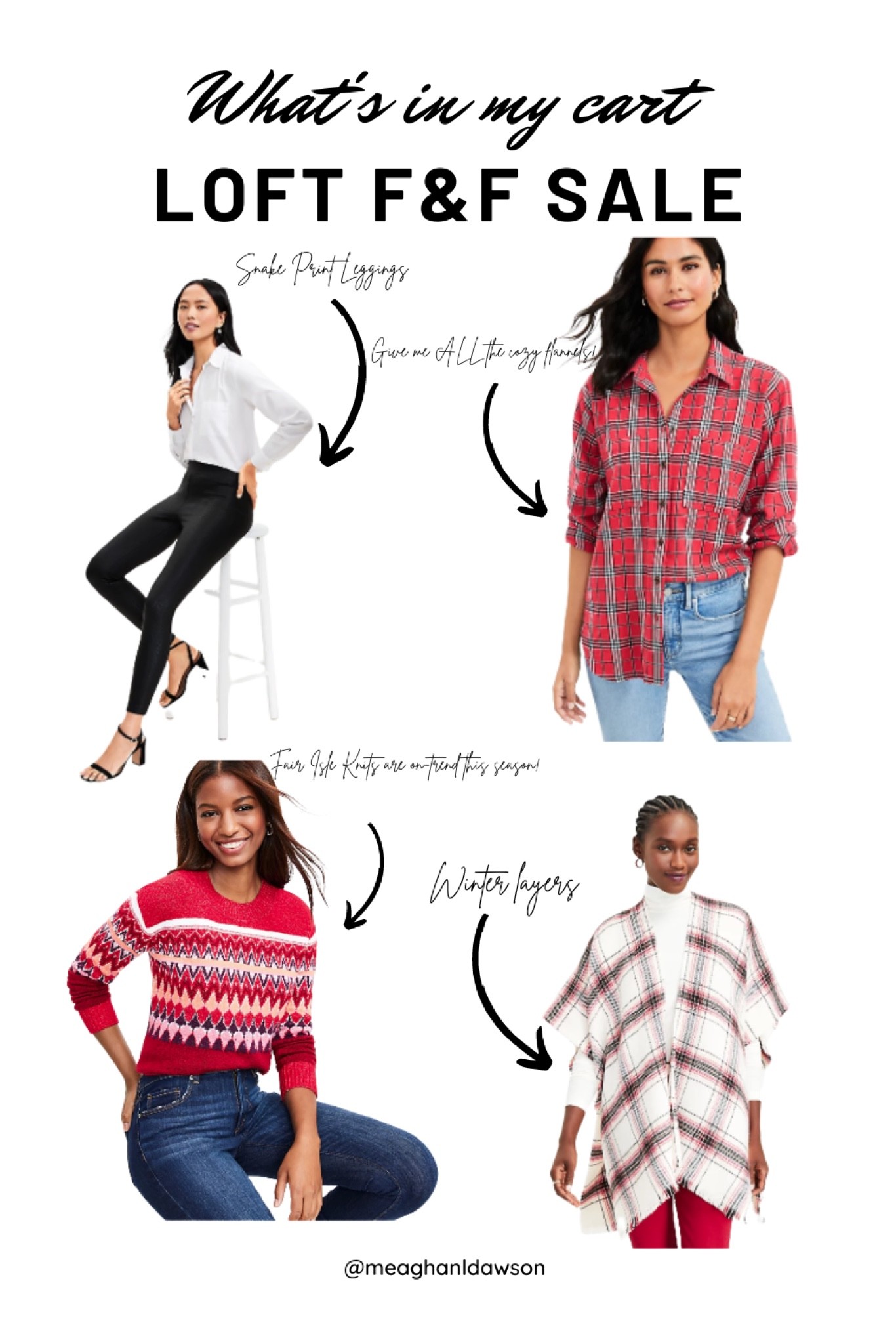 It’s LOFT Friends & Family Sale time and I’m loving every minute of it!
These four pieces are in my cart and I can’t wait for them to arrive.

Don’t miss out! 40% off starts today! 

#LTKSeasonal #LTKunder50 #LTKsalealert