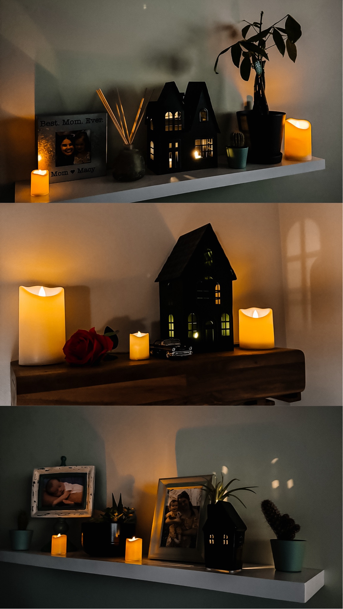 little black metal houses with LED lights are adorable to decorate with!!! i’m going to add little pumpkins by them for fall & little snowy trees next to them for winter!


#LTKFindsUnder50 #LTKSeasonal #LTKHome