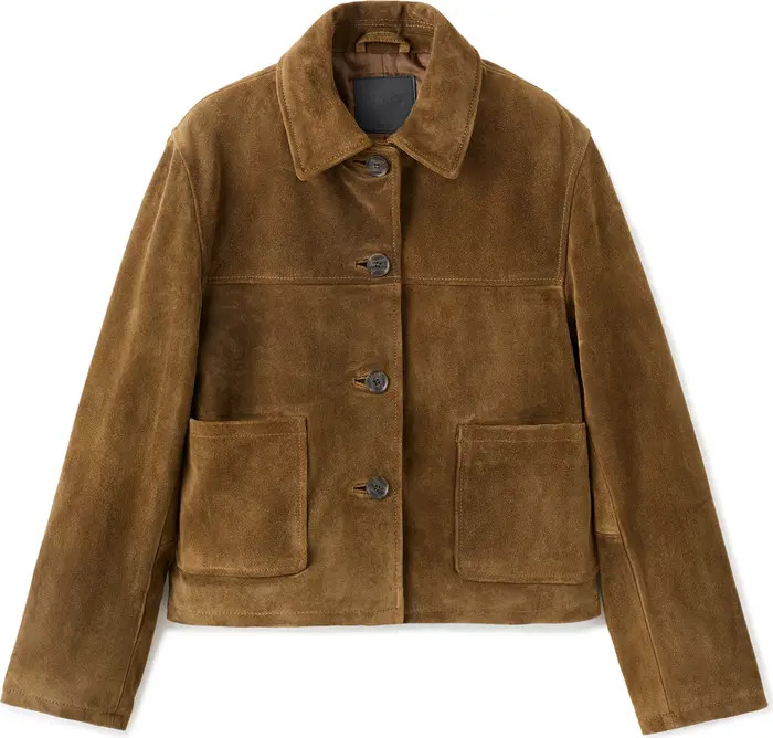 Laura Crop Suede Jacket | Nordstrom