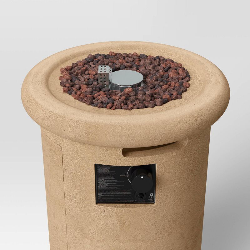 25" Classic Round Outdoor Fire Column - Threshold™ | Target