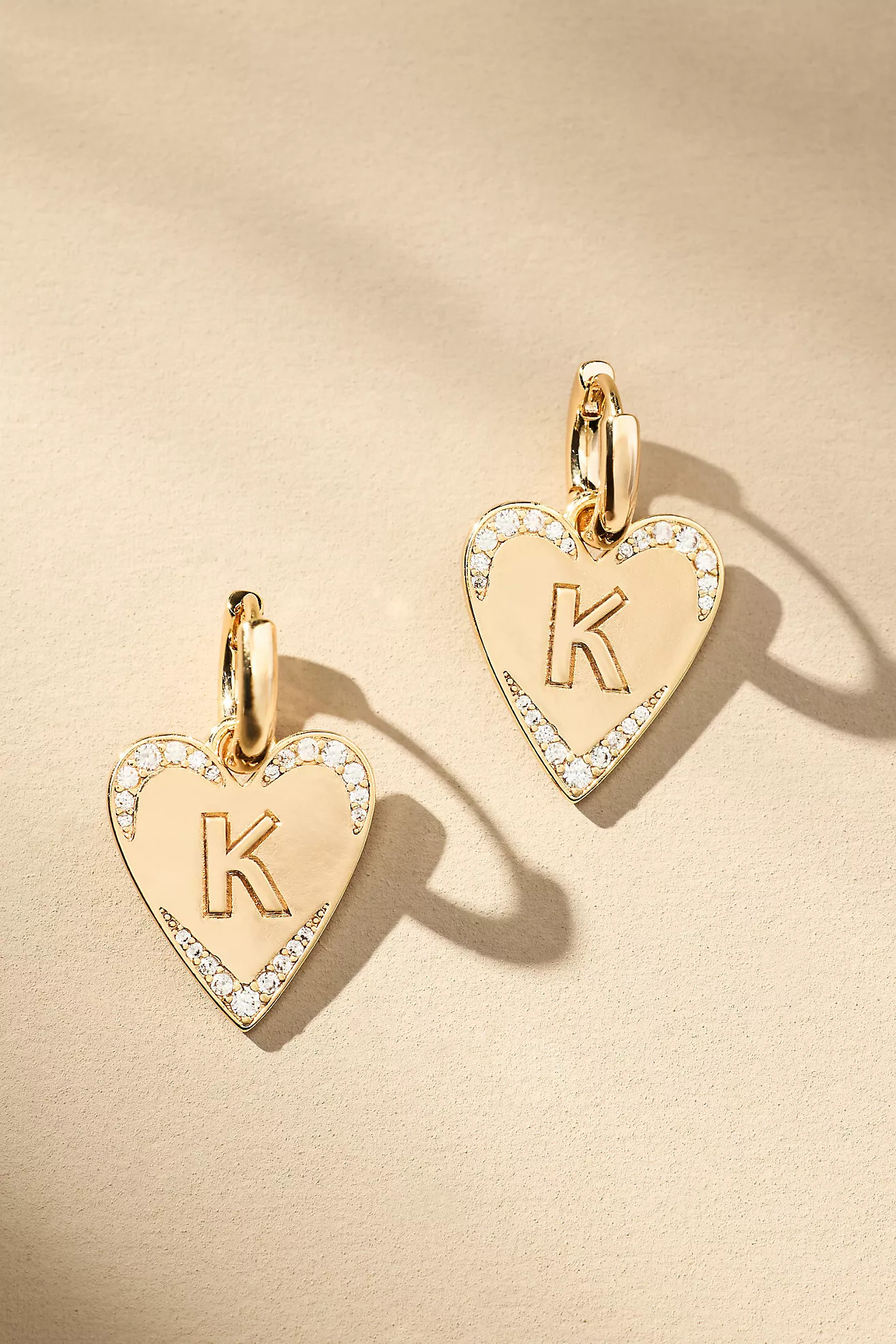 Heart Huggie Hoop Earrings | Anthropologie (US)