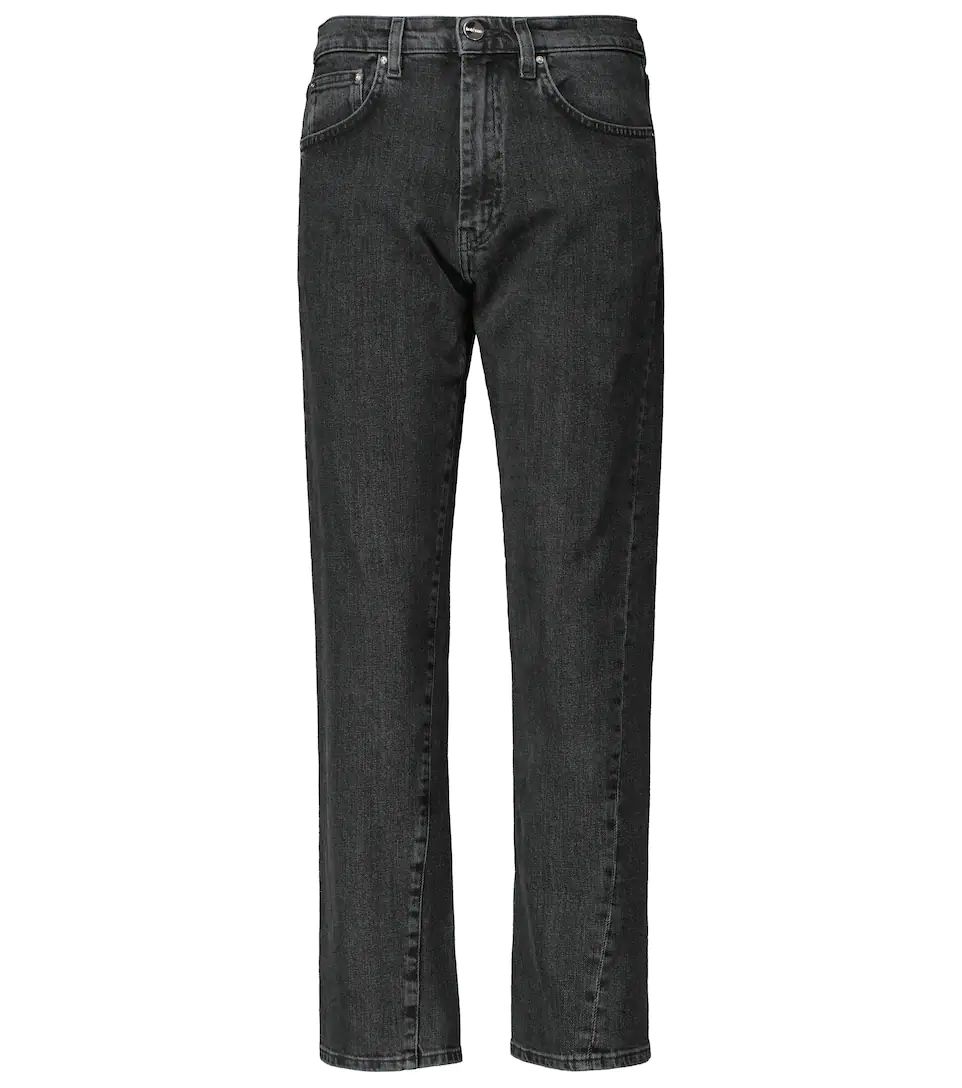 Mid-rise twisted-seam straight jeans | Mytheresa (UK)