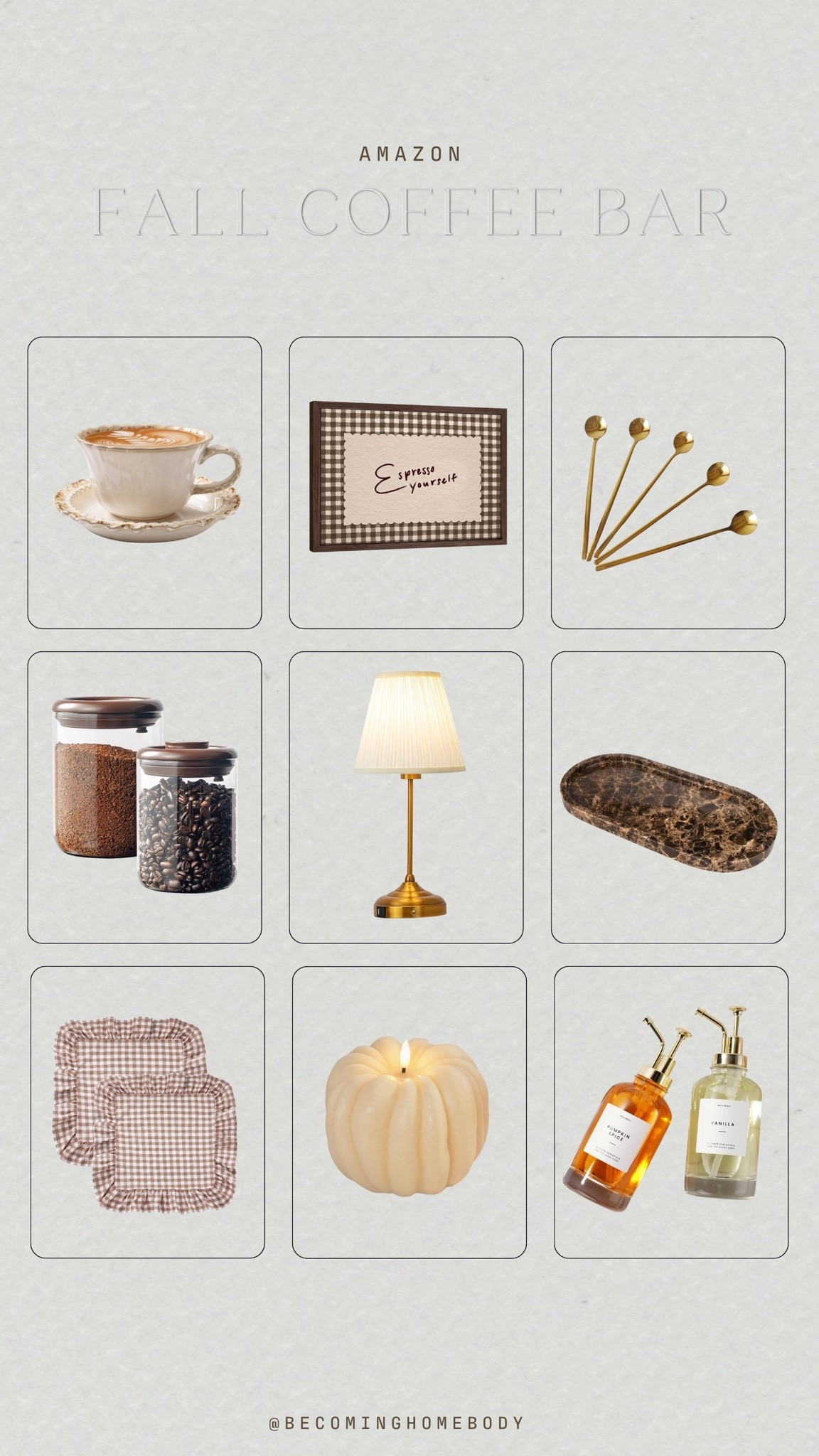 The prettiest coffee bar accessories from Amazon 🤎 Love these for a fall coffee bar refresh 🍂

#LTKSeasonal #LTKHome