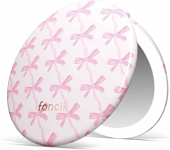 Fancii Taylor LED Lighted Travel Makeup Mirror, Rechargeable, 10x /1x Magnifying, Tru-Glow Lighti... | Amazon (US)