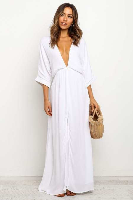 Bayview Dress - White | Petal & Pup (US)