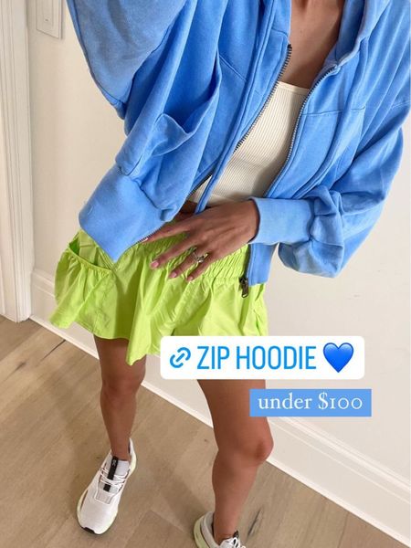 Obsessed with the pretty blue color of this zip hoodie 💙 it’s under $100 and I’m wearing size small!

Spring outfit; athleisure outfit; mom style; casual outfit; free people; free people movement; oncloud sneakers; Christine Andrew 

#LTKstyletip #LTKfit #LTKunder100