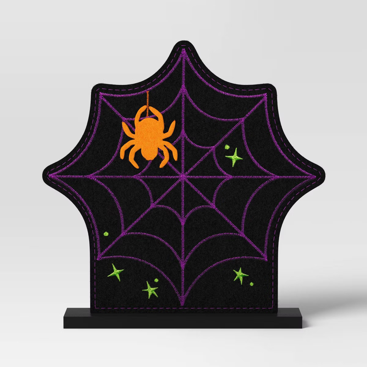 9" Felt Spider Web on Stand Halloween Decorative Object - Hyde & EEK! Boutique™ | Target