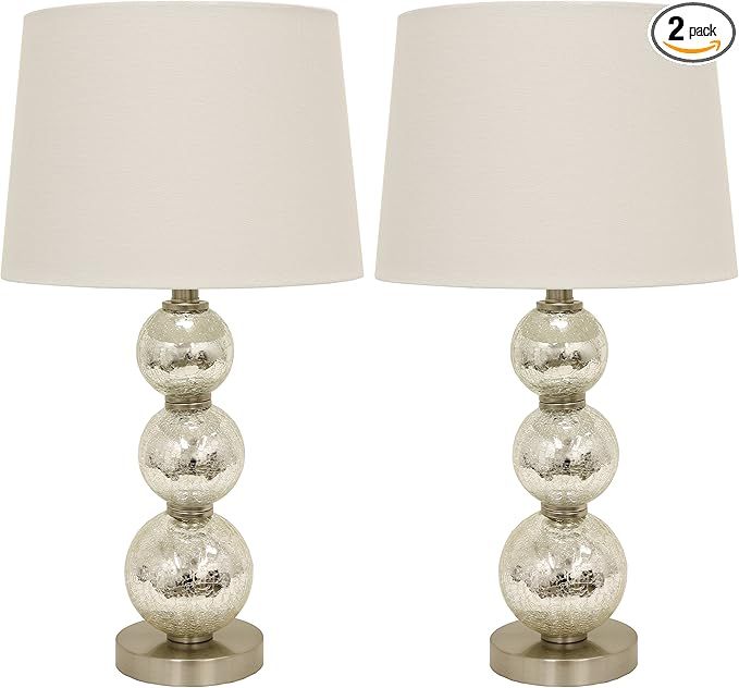 Décor Therapy MP1063 Table Lamp, Mercury Silver | Amazon (US)