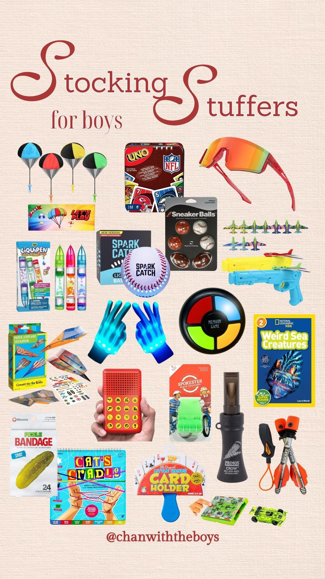 Stocking stuffers for boys! 

Gift guide | stocking stuffers | boys gifts

#LTKHoliday #LTKKids #LTKGiftGuide