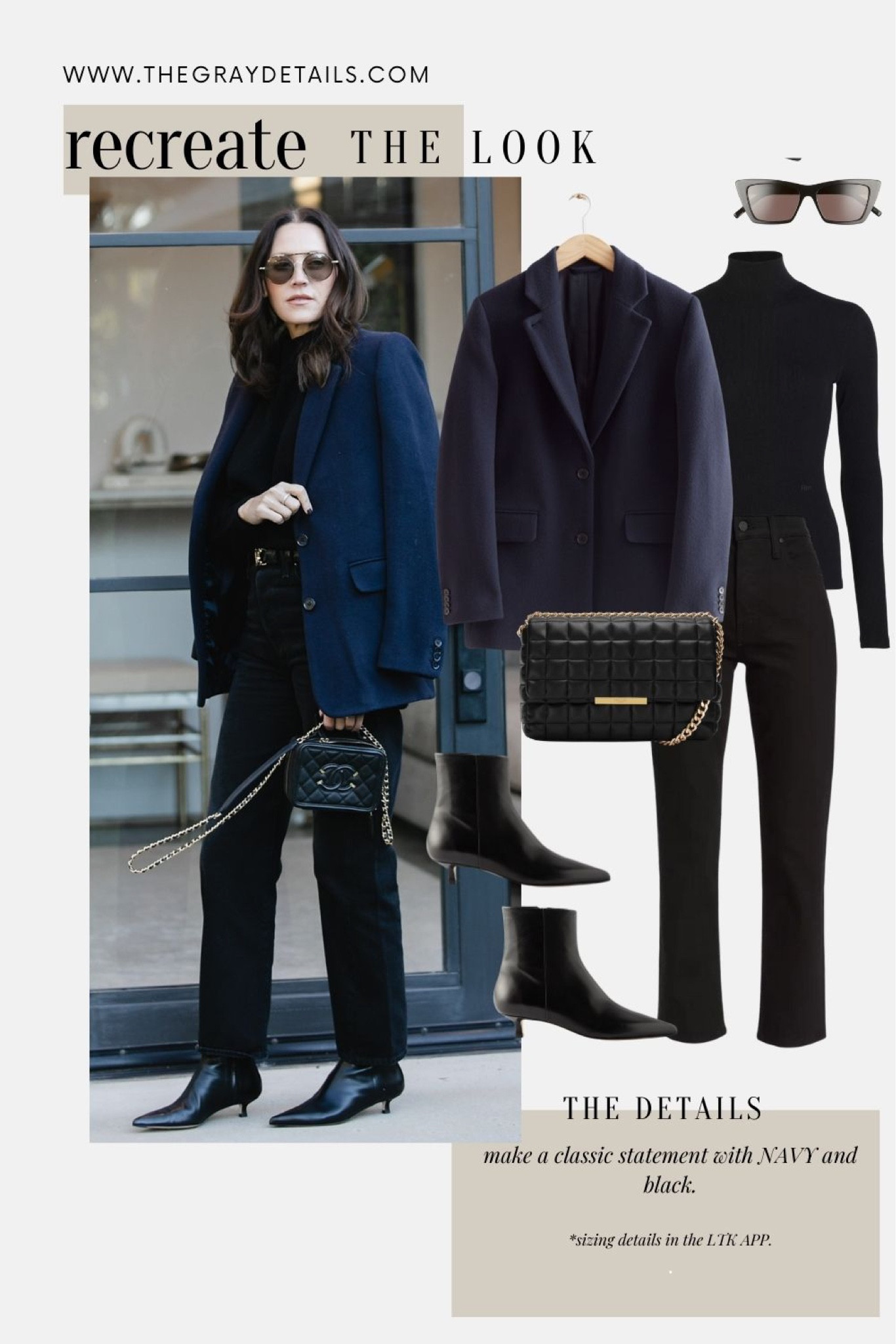 Navy and black outfit, style over 40, workwear 

#LTKshoecrush #LTKstyletip #LTKover40