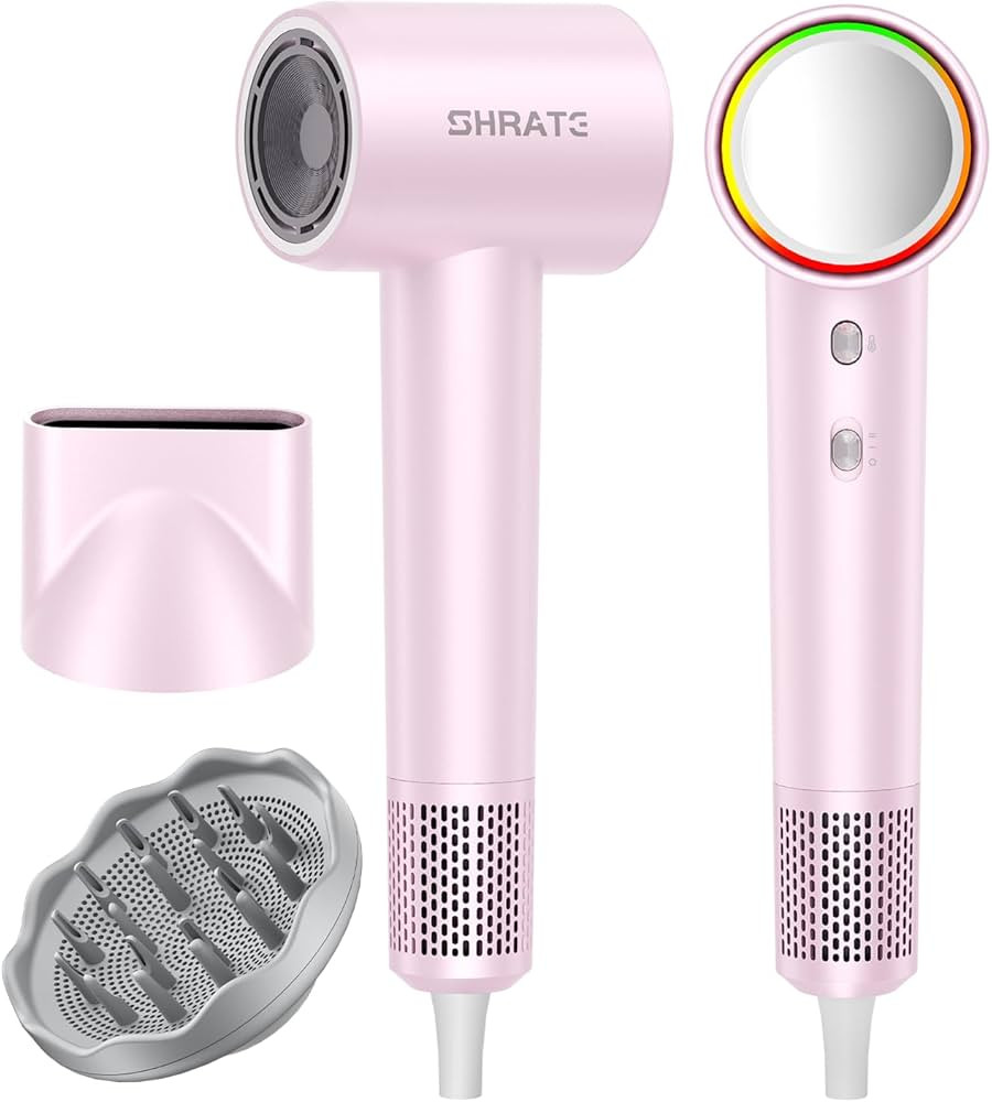 SHRATE Professional High Speed Ionic Hair Dryer | Ultra-Fast Drying | 500 Million Negative Ions |... | Amazon (US)