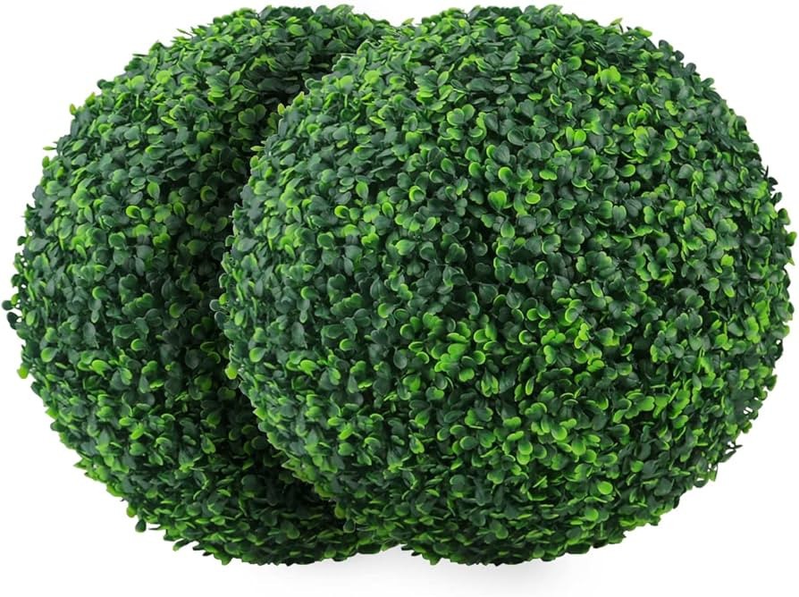 Sunnyglade 2 PCS 7 inch 4 Layers Artificial Plant Topiary Ball Faux Boxwood Decorative Balls for ... | Amazon (US)