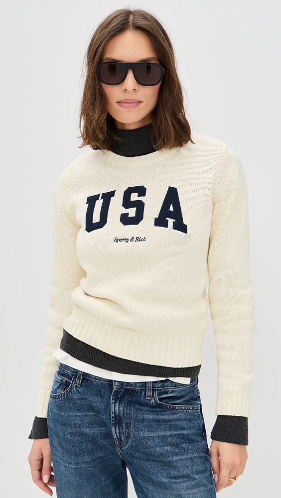 USA Knitted Sweater | Shopbop