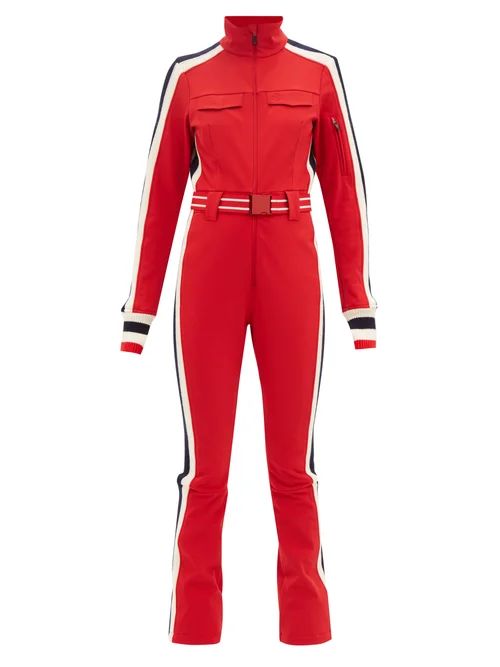 Perfect Moment - Crystal Softshell Ski Suit - Womens - Red | Matches (US)