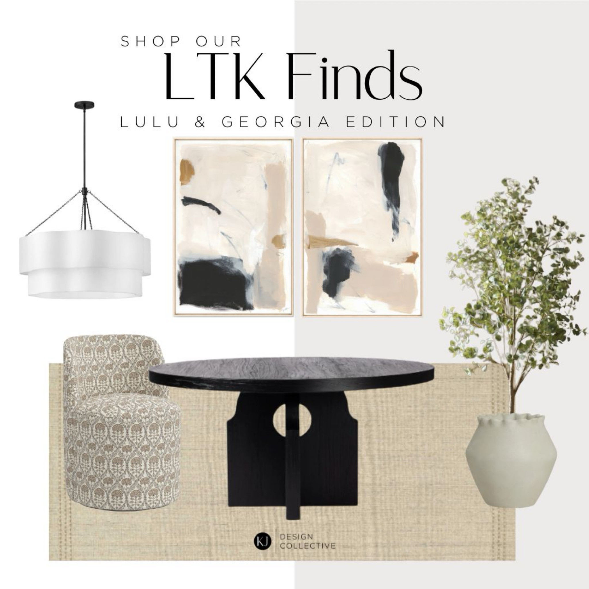 Lulu & Georgia never disappoints when it comes to timeless design forward pieces! Shop our favorite picks from the look below. 🖤

#kjdesigncollective

#LTKhome