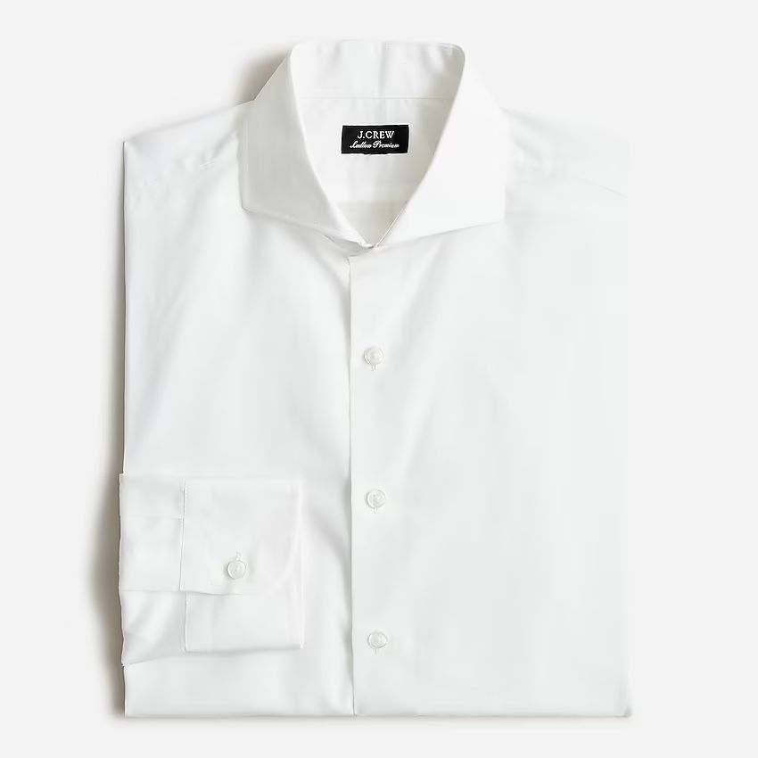 Slim-fit Ludlow Premium fine cotton dress shirt with cutaway collar | J.Crew US