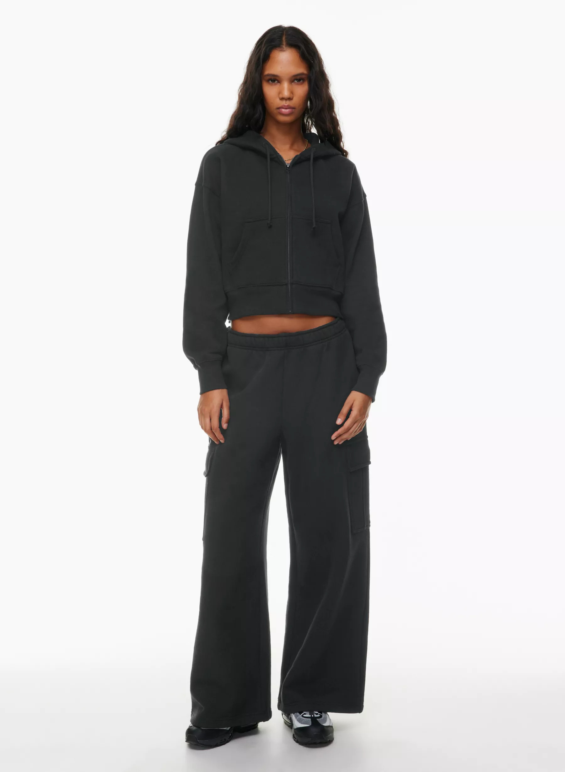 COZY FLEECE BOYFRIEND BOXY ZIP HOODIE | Aritzia