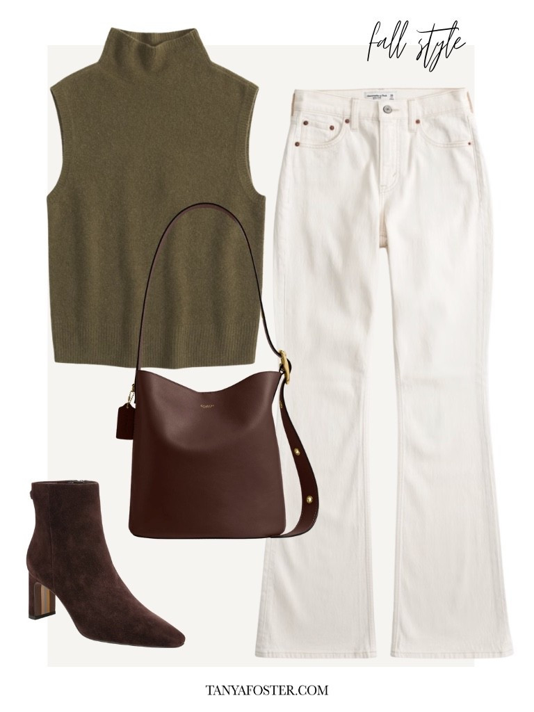 Gorgeous sleeveless sweater for fall! 

#LTKSeasonal #LTKFindsUnder100 #LTKStyleTip