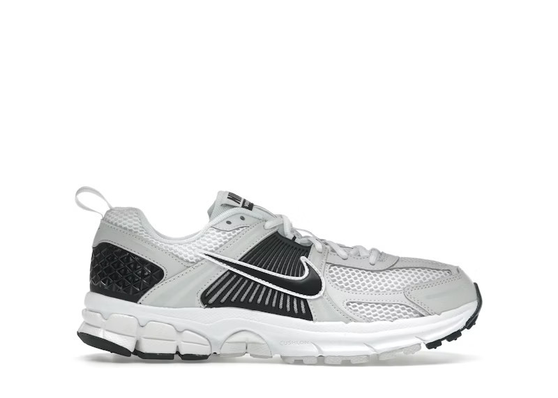 Nike Zoom Vomero 5 Black Sneakers in White/Platinum Tint/Metallic Platinum | StockX